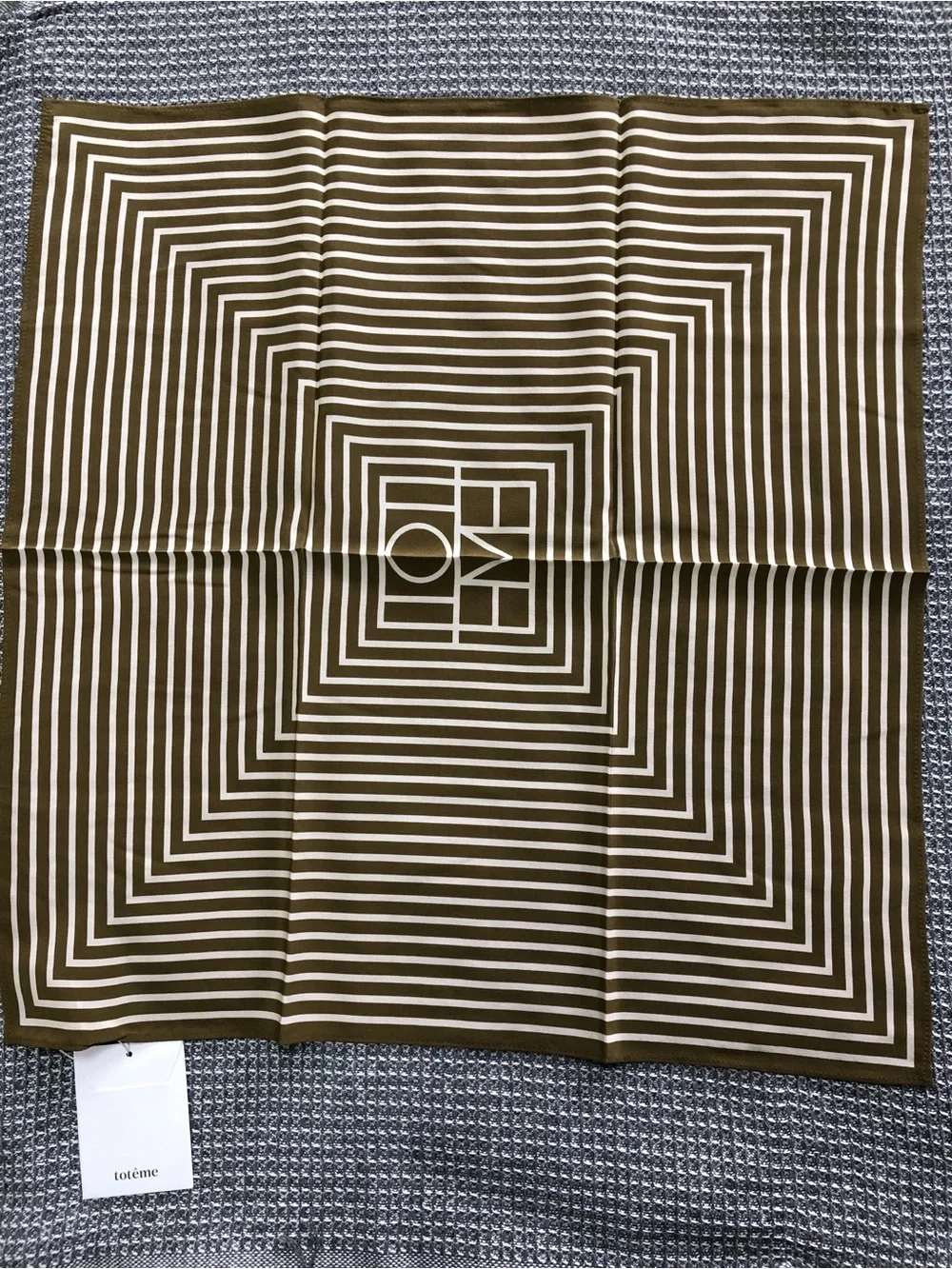 Toteme Geometric Silk Scarf